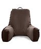 Kwality Dreams Reading Pillow, Bed Rest Pillow with Support Arms, Perfect Back Support, King Size - Brown