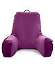 Kwality Dreams Reading Pillow, Bed Rest Pillow with Support Arms, Perfect Back Support, King Size - Purple