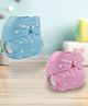 Sparkle Joy Free Size Reusable Cloth Diaper Without Insert Pack Of 2 - Pink & Sky-blue