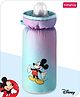 Babyhug Disney Feeding Bottle Cover Mickey & Friends Print Large - Purple| Stylish| New Born| Boys and Girls| Elastic Neck and Carry Tag| Machine Washable| for Standard and Wide Neck Bottles - 330 ml