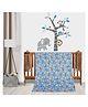 Florida All Season AC Baby Blanket Swaddler Wrapper Flannel Soft and Comfortable for 0-5 Years Babies with Car Print Blue