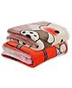 Florida All Season AC Baby Blanket Swaddler Wrapper Flannel Soft and Comfortable for New Born Babies with Adorable Prints and Designs - Pack of 2 Multicolor