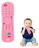FunBlast Remote Shaped Silicone Teether Toy for Babies  Pack of 1 Pink