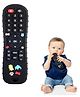 FunBlast Remote Shaped Silicone Teether Toy for Babies  Pack of 1 Black