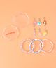 Babyhug Bracelets & Bangles with Mermaid Applique Charms Free Size Pack of 3 - Multicolor