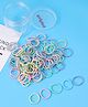 Babyhug Hair Rubber Bands Pack of 100 - Multicolor