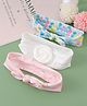 Bonfino Free Size Headbands with Bow Applique Pack of 3 - Pink & White