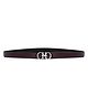 Childway Solid Round Shape Belt - Brown