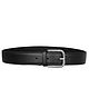 Childway Solid Pentgon Shape Belt - Black