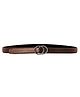 Childway Solid Round Shape Belt - Brown