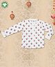 Pranava 100% Organic Cotton Full Sleeves Floral Printed Shirt - White