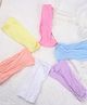 Akinos Kids Cotton Pack Of 5 Solid Socks - Multi Colour