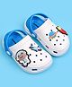 Cute Walk by Babyhug Clogs with Back Strap Closure & Bear Applique - Blue