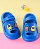 Cute Walk by Babyhug Clogs With Backstrap Closure Number Applique - Blue