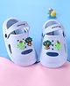 Cute Walk by Babyhug Clogs with Cactus Applique - Light Blue