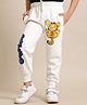 Kidsville Garfield Featuring Character Printed Joggers -Off White