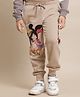 Kidsville One Piece Featuring Character Printed Joggers -Beige