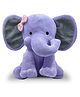 Frantic Premium Quality Soft Purple Daisy Elephant Toy For Kids  - Height 25 cm