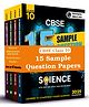 CBSE 15 Sample Question Papers Class 10 Science, Mathematics (Standard), English and Social Science Combo Set of 4 Books For 2025 Exam | 100 Most Probable Questions