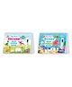 My First Dinosaur and Ocean Busy Puzzle Books : Activity Binder book for kids, Spiral binding book, Montessori Book with hook and loop, Preschool activity book | Combo of 2 Busy Puzzle Books
