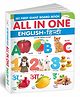 All IN ONE BOARD BOOK (English - Hindi) : Early Learning Educational Book, Bilingual Picture Board Book, Complete Board Book for Toddlers