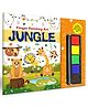 JUNGLE - Fingerpainting and Colouring Art : Art Activity Book for Children, Paint Coloring Activity Book, Colouring Book for Kids with Thumbprint Art and Craft book for Toddlers