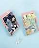 Yellow Bee Set of 2 Boxes Floral & Bow Designed Hair Clips - Lime & Blue