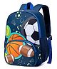 Frantic Premium Quality BK Blue Vollyball Bag for Kids - 16 Inches