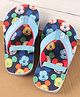 Cute Walk by Babyhug Disney Flip Flops with Back Strap Mickey Mouse Print - Blue