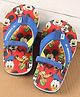 Cute Walk by Babyhug Disney Flip Flops with Back Strap Mickey Mouse Print - Red