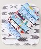 OHMS Terry Knit Sea Life Printed Wash Cloth L 23 x B 23 cm Pack of 7 - Multicolor