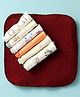 OHMS Interlock Knit Hand & Face Towels with Sea Life Print Pack of 7 L 22 x B 22 cm - Multicolor