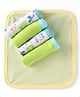 OHMS Terry Knit Animal Printed Wash Cloth L 23 x B 23 cm Pack of 5 - Multicolor