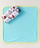 OHMS Terry Knit Towel & Wrappers with Animal & Nautical Theme Print L 41 x B 39 cm Pack of 3 - Multicolor