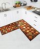 A Vintage Affair Flavours of India Kitchen Floor Mats (Set of 2)
