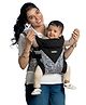 Littlebum Monochrome Shoulder Baby Carrier | Ergonomic, Adjustable & Durable, Lightweight, Breathable, Adjustable and perfect for front and back carrying | Ideal for outdoor use, with added pockets for convenience