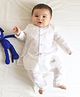 Tiber Taber Cotton Full Sleeves Solid Kurta Pyjama Set - White