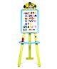 Tygatec Adjustable Easel White Board for Kids and Classrooms  Lightweight, Whiteboard Stand with Height Adjustment, Magnetic Surface, Includes Magnetic Alphabets and Numbers, Portable Design for All Ages Green)