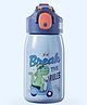 Cots and Cuddles Cartoon Animal Printed 530ml Stainless Steel Vacuum Insulated water Bottle for Kids (Blue)