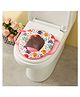 Babyhug Baby Potty Seat With Elephant Print - White & Pink