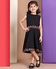 BaawRi Sleeveless Floral Printed Dress - Black