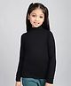BaawRi Cotton Jersey Full Sleeves Solid Top - Black