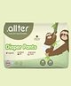 Allter Organic Feet Print Bamboo Diaper Pants Medium Size - 26 Pieces