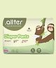 Allter Organic Feet Print Bamboo Diaper Pants Large Size - 24 Pieces