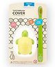 Flipper Toothbrush &  Brush Cover  Fun Animal Turtle - Olive Green