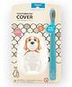 Flipper Toothbrush &  Brush Cover  Fun Animal Beagle - Rust Orange
