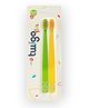 Flipper Toothbrush Twigo Kids 2Pcs - Green & Yellow