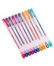 UNOMAX Glitron Glitter Gel Pens Pack of 10 - Multicolor