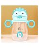 R for Rabbit Spikey Premium Baby Straw Sipper With Anti Gravity Ball | Zero Spill Sippy Cup with Soft Silicone Straw BPA Free & Non Toxic Leak Proof for Kids 9+ Months - (320 ml, Lake Blue)