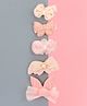 KIDLINGSS Pack Of 5 Bow & Butterfly Hair Clips - Pink